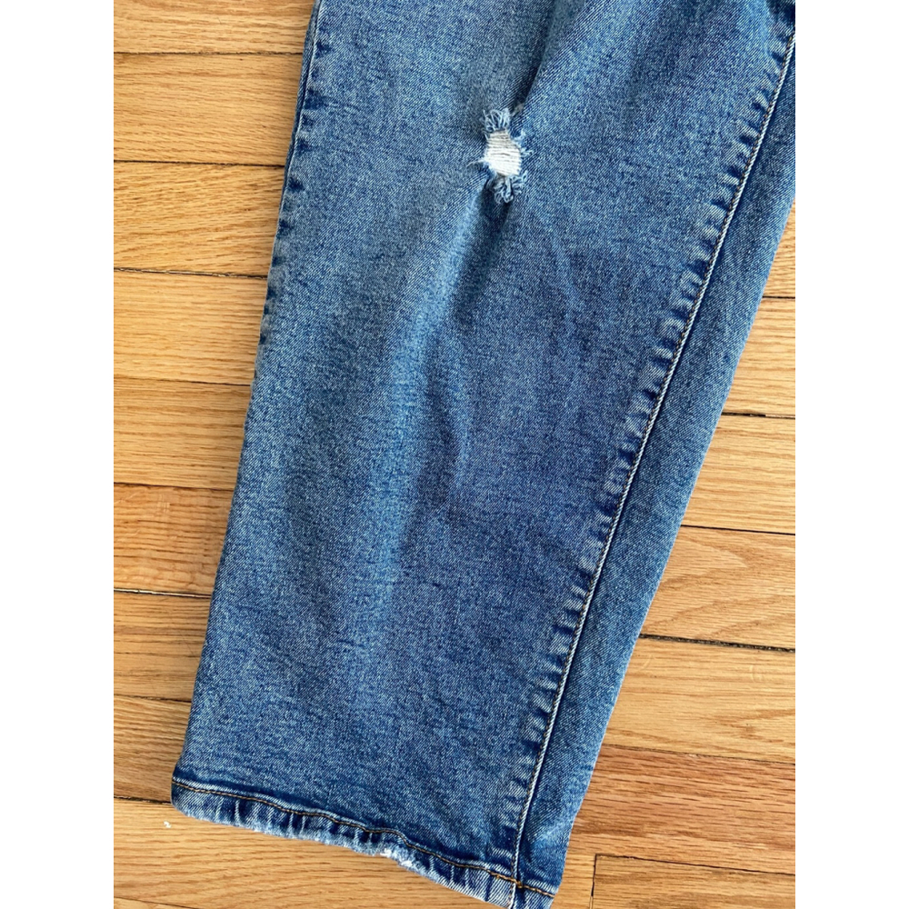 Joe Fresh Women’s Blue Distressed Straight Leg Jeans Size 18W - Picture 5 of 9